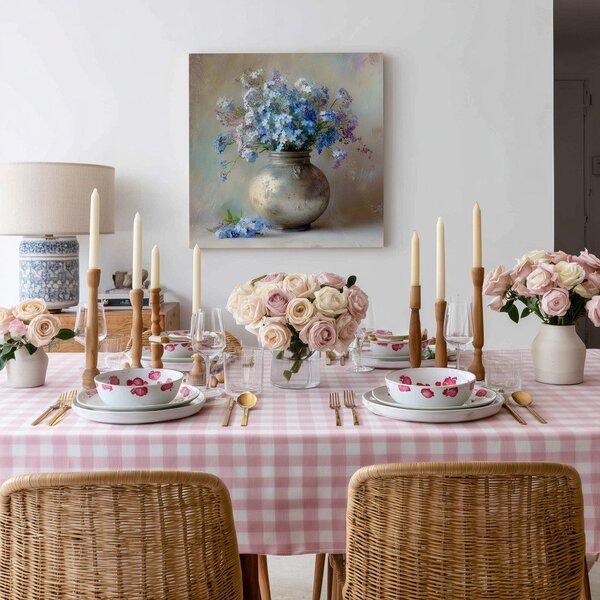 Tablou pe pânză imprimat 32x32 cm Forget-me-not – Styler