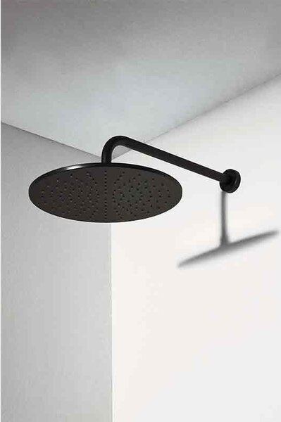 Pălărie de duș Ideal Standard Idealrain, Ø 300 mm, negru mat