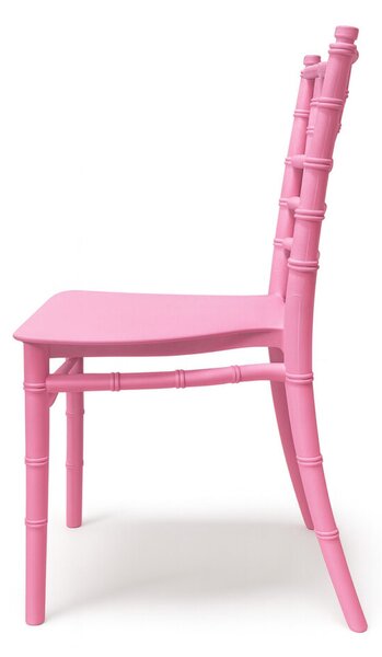 Scaun Chiavari pentru copii - culoare roz