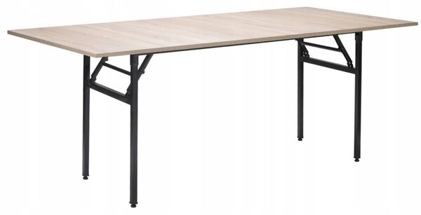 Masa de banchet dreptunghiulara 180x80cm stejar sonoma
