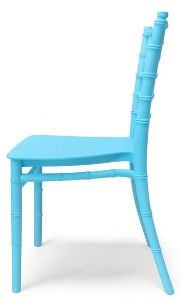 Scaun Chiavari pentru copii - culoare albastru