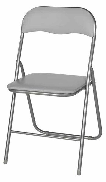 Scaun pliant de birou gri