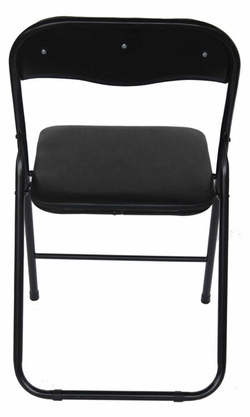 Scaun pliant de birou negru