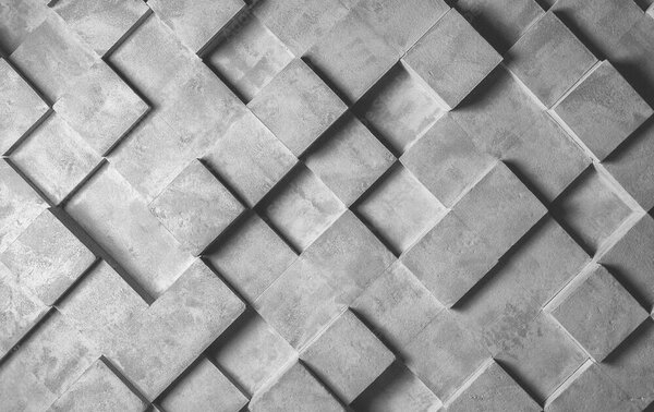 Fototapet Model geometric de piatră în scală de gri, Populare fototapet, Populare fototapet, u72107 - Muralas.ro