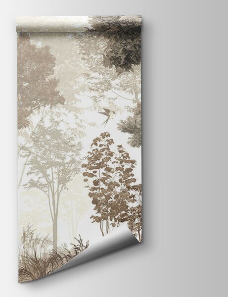 Fototapet Pădure cu copaci și plante, Fototapet pădure, Fototapet populare, u72134 - Tapeko.ro