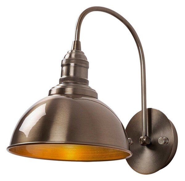 Aplică de perete alămie ø 21 cm Varzan – Opviq lights
