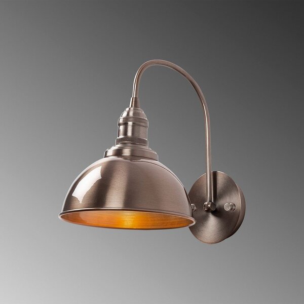 Aplică de perete alămie ø 21 cm Varzan – Opviq lights