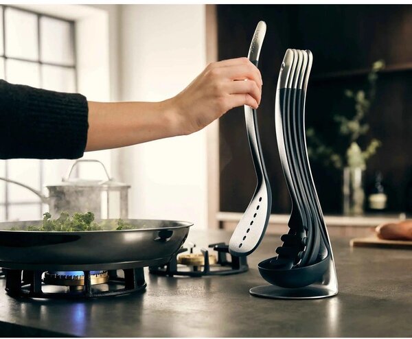Set de ustensile de bucătărie cu suport 5 buc. Nest – Joseph Joseph
