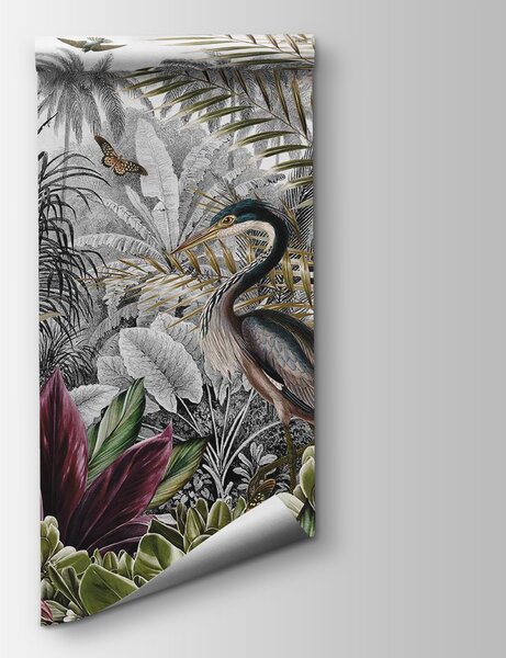 Fototapet Mural de păsări și flori, Fototapet designer, Fototapet populare, u72422 - Tapeko.ro