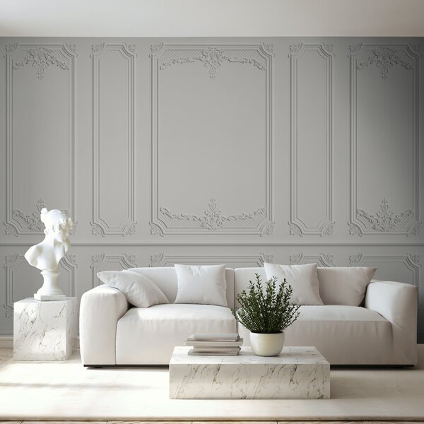 Fototapet Design elegant al panoului decorativ alb, Fototapet textură, Fototapet populare, u72611 - Tapeko.ro