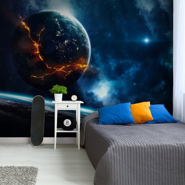 Fototapet Planeta cu o fisură în pământ, Fototapet designer, Fototapet populare, u72641 - Tapeko.ro
