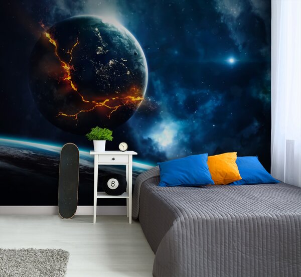 Fototapet Planeta cu o fisură în pământ, Fototapet designer, Fototapet populare, u72641 - Tapeko.ro