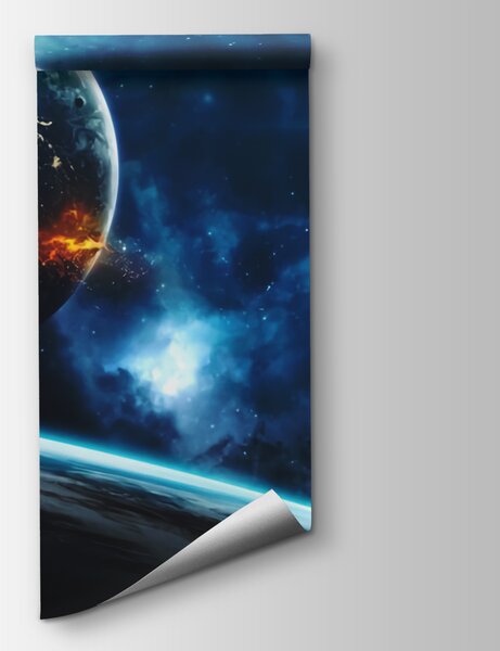 Fototapet Planeta cu o fisură în pământ, Fototapet designer, Fototapet populare, u72641 - Tapeko.ro