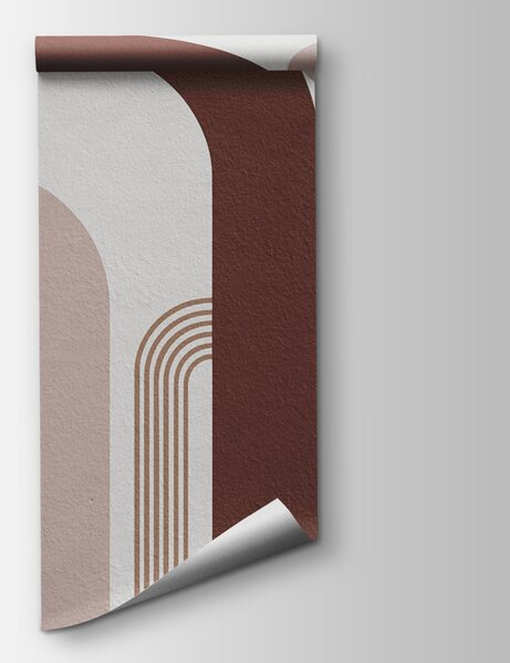 Fototapet Forme abstracte în tonuri pământii, Fototapet designer, Fototapet populare, u73102 - Tapeko.ro