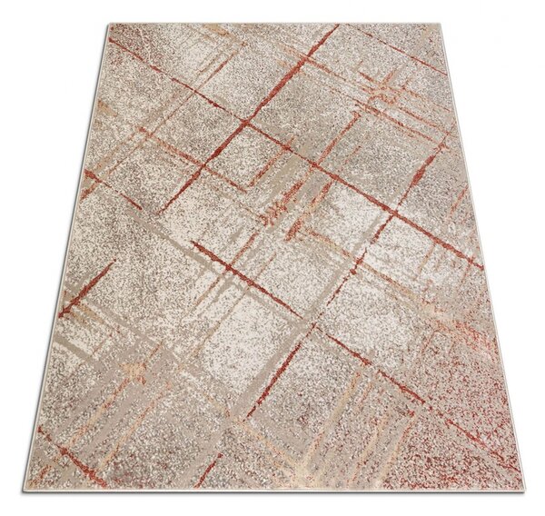 Covor Sufragerie Dormitor, Anny 33007 105, Model Dungi, Crem Bej 58x110