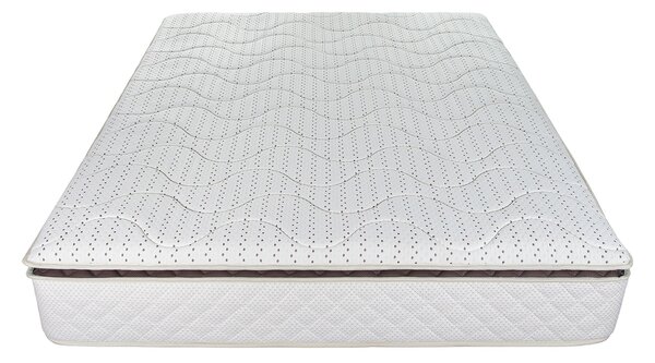 Saltea Ortopedica Bedora Intense Memory 160x200 cm, 7 zone, memory foam, arcuri invelite, 27 cm, medie, husa antialergica