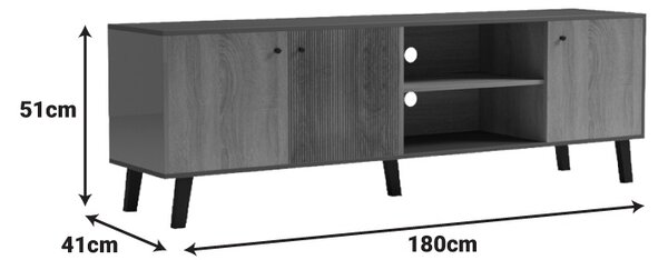 Comoda TV, Tuscany, Sonoma, 41x180x51 cm