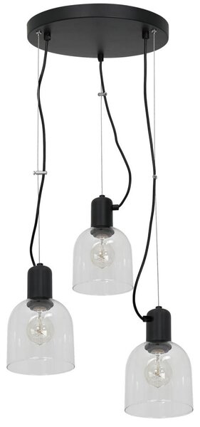 Lustră pe cablu BANCO 3xE27/15W/230V