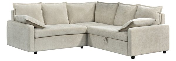 Coltar extensibil, Lounivo, Bej, 215x215x84 cm
