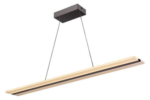Lustră LED dimabilă pe cablu LED/40W/230V 3000-6500K crom + telecomandă
