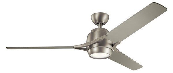 Ventilator LED dimabil de tavan Kichler KLF-ZEUS-60-BN ZEUS LED/10W/230V + telecomandă