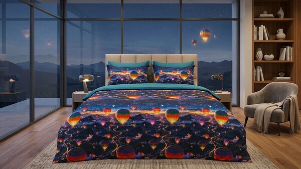 Lenjerie pat Ranforce 100% Cotton Pro (Driftwood)