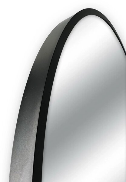Balneo Corina oglindă 60x60 cm rotund negru L0101010503-1