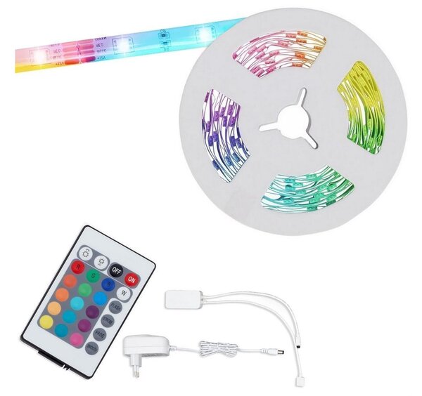 Bandă LED RGBW dimabilă 6,5m LED/18W/230V Wi-Fi Tuya Brilo + telecomandă