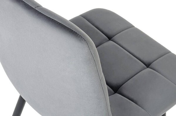 Scaun Living Tapitat KJC37 Gri