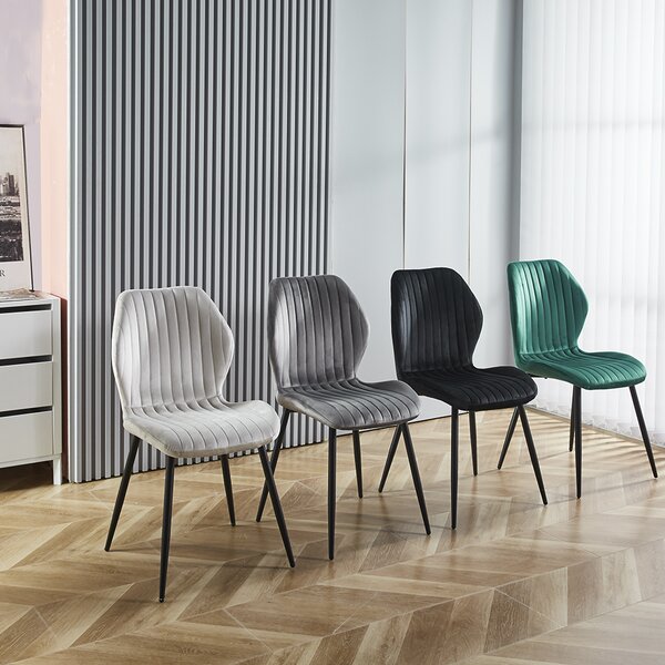 Scaun Living Tapitat KJC104 Gri