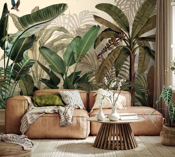Fototapet Grup de plante tropicale, Fototapet jungle, Fototapet populare, u74748 - Tapeko.ro