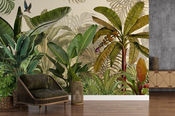 Fototapet Grup de plante tropicale, Fototapet jungle, Fototapet populare, u74748 - Tapeko.ro