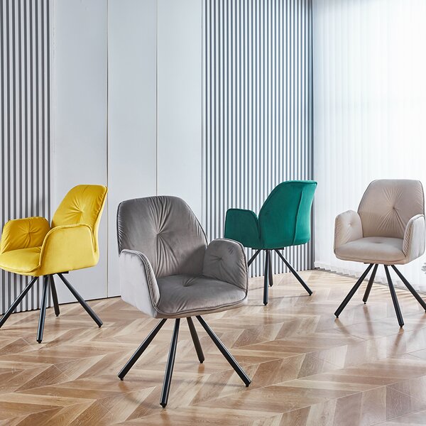 Scaun Living Rotativ KJC80 Gri