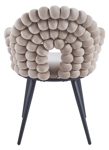 Scaun Living Tapitat KJC376, Bej