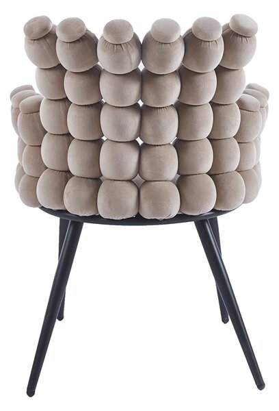 Scaun Living Tapitat KJC374, Bej