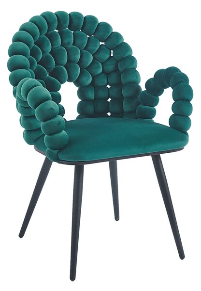 Scaun Living Tapitat KJC376 Verde