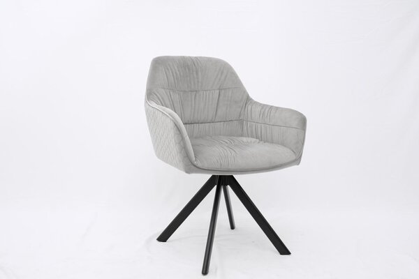Scaun Living Tapitat KJC3846 Gri
