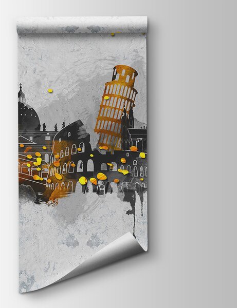 Fototapet Pictura unui oraș, Fototapet 3D, Fototapet populare, u74881 - Tapeko.ro