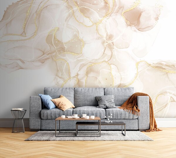 Fototapet Design elegant de artă abstractă fluidă, Fototapet marmură, Fototapet populare, u75374 - Tapeko.ro
