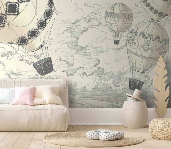 Fototapet Desenul unui balon cu aer cald, Populare fototapet, Populare fototapet, u75816 - Muralas.ro