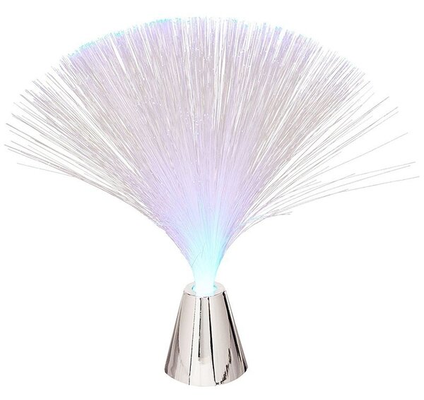 Lampa LED cu fibra optica, veioza multicolora, alimentare baterii