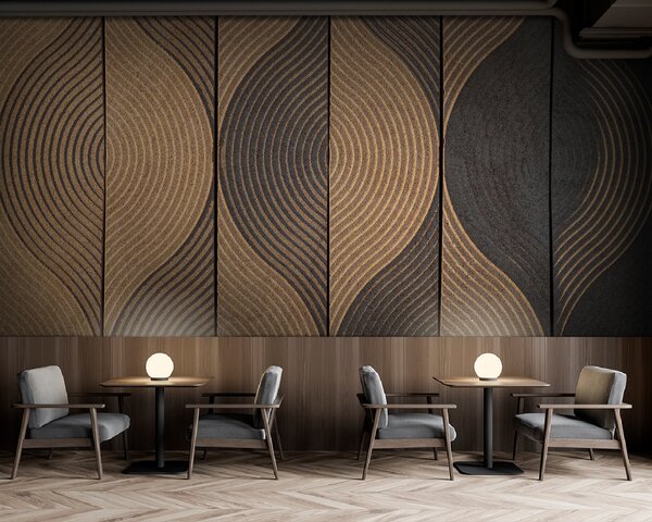 Tapet Valuri în stil oriental, Fototapet Geometrie, u75837 : Uwalls.ro