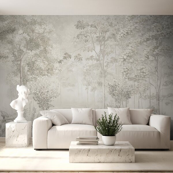 Tapet Pădure fermecătoare, Fototapet în stil oriental, u78448 : Uwalls.ro