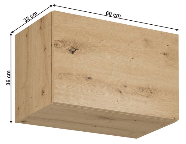 Dulap superior de bucătărie G60KN Langari (stejar artisan). 1016840