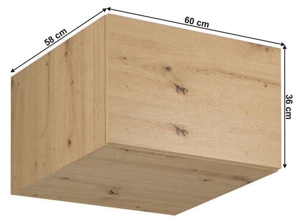 Dulap superior de bucătărie N60 Langari (stejar artisan). 1016846