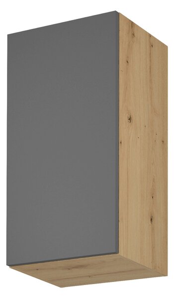 Dulap superior de bucătărie G40 Langari (stejar artisan + gri mat) (S). 1016901