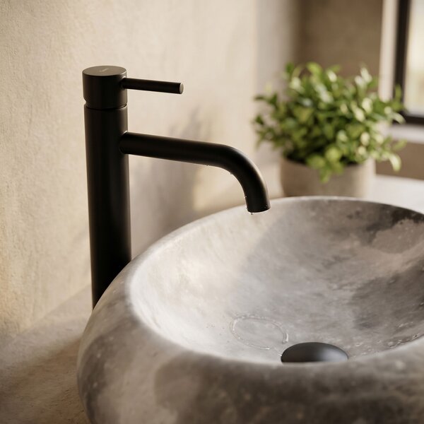 Lavoar pentru blat Rea Roxy C Stone L.GREY