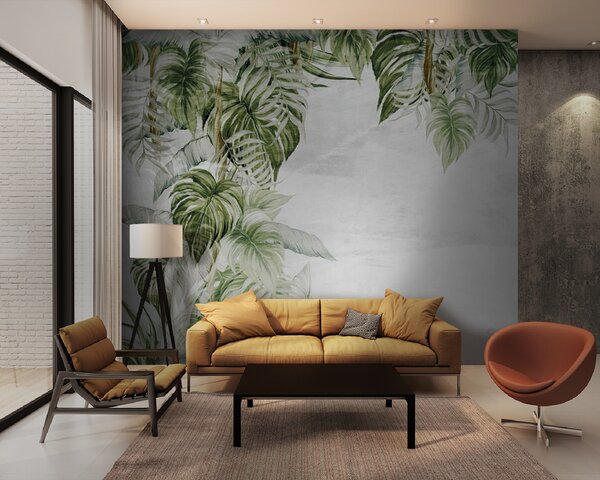 Fototapet Pictura unei plante tropicale, Fototapet designer, Fototapet populare, u93228 - Tapeko.ro