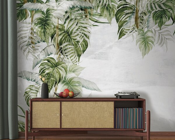 Fototapet Pictura unei plante tropicale, Fototapet designer, Fototapet populare, u93228 - Tapeko.ro