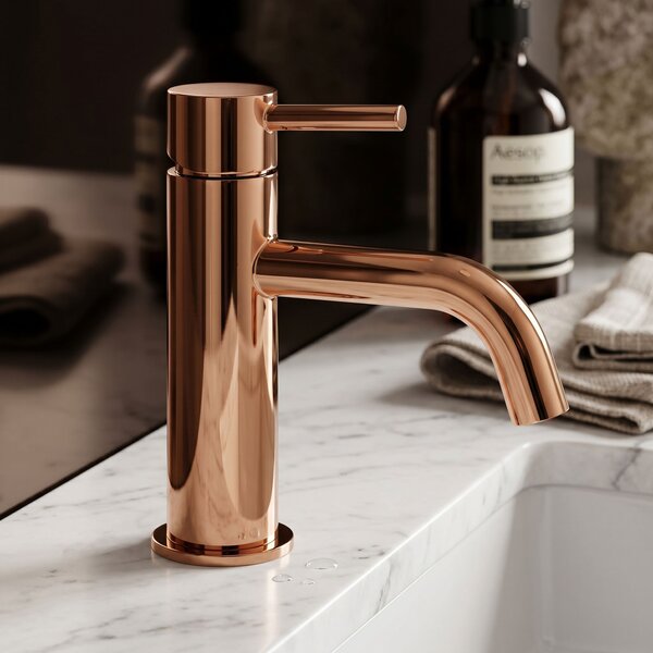 Baterie pentru lavoar Rea Lungo Copper Low
